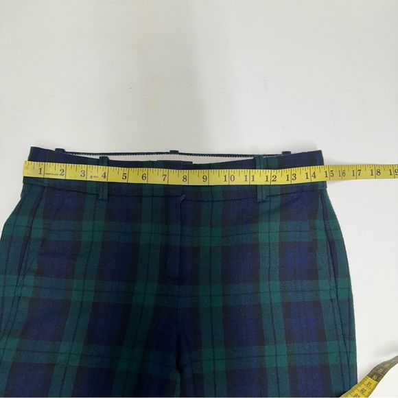 J. Crew Cameron slim pant in Black Watch tartan stretch wool, size 2 - Picture 5 of 10